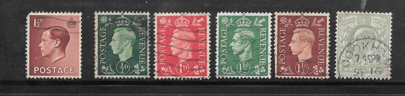 Great Britain Mixture #Z278 Used 10 Cent Collection / Lot