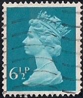 Great Britain #631A 6 1/2P Queen Elizabeth 2, used F-VF