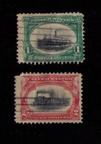 US Sc 294-295 Used F-VF (1901):