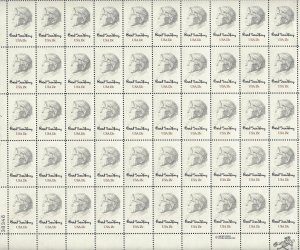 US Scott #1731 MNH OG VF Carl Sanburg Sheet of 50 Stamps