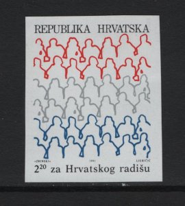 Croatia   #RA23a  MNH  1991 Members of parliament 2.20d  Imperf.