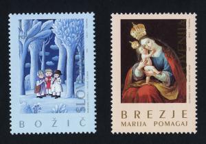 Slovenia 1241-2 MNH Christmas, St Mary of Succour