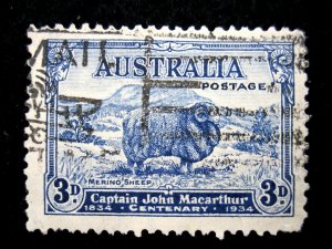 AUSTRALIA - SCOTT# 148 - USED - CAT VAL $19.00