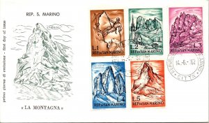 San Marino 1962 FDC - La Montagna - F31677