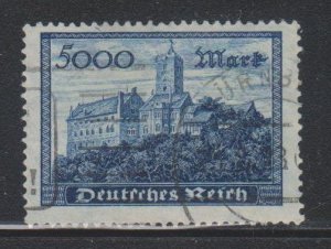 Germany,  5000m Wartburg Castle (SC# 237) USED