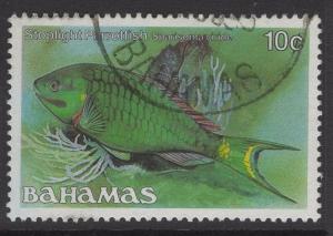 BAHAMAS SG759A 1986 10c FISH FINE USED
