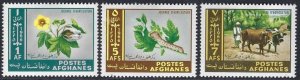 Afghanistan Sc #730-732: Agriculture Day, 1966 MH. CV $4.95