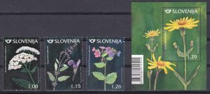 Slovenia, Flowers MNH / 2018