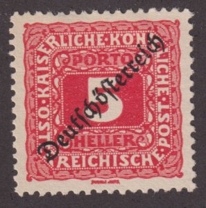 Austria J64 Postage Due O/P 1919