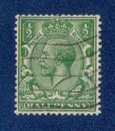 Great Britain KGV Sc #187a Used Wmk Sideways VF