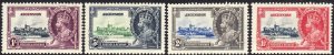 Sc# 33 / 36 Ascension 1935 KGV Silver Jubilee complete set MLH $61.00 Stk# 5