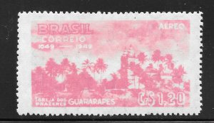 Brazil Scott C74 Unused LHOG - 1949 Church of Prazares, Guararapes - SCV $5.00