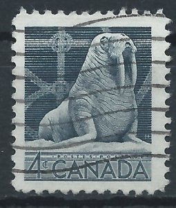 Canada 1954 - 4c Walrus (Wildlife Week) - SG472 used