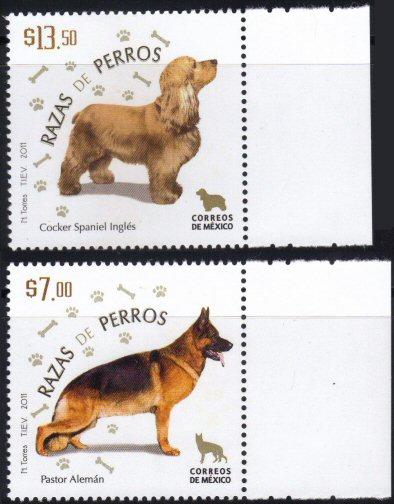 Mexico #2762-3 MNH complete dogs