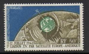 FSAT TAAF 1963 Telstar Space Satellite VF MNH (C5)