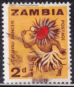 Zambia 6 USED 1964 Chinyau Dancer