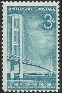 # 1109 MINT NEVER HINGED MACKINAC BRIDGE