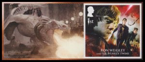 GB LS157a Harry Potter Ron Weasley & the Weasley Twins 1st single MNH 2023