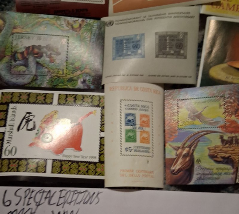 16 SPECIAL EDITION Stamps All Different Mint MNH OG WW Worldwide Foreign Lot