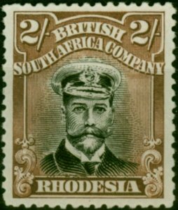 Rhodesia 1922 2s Black & Brown SG301 Fine MM