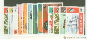 Bahamas #314A/401 Unused Single (Complete Set)