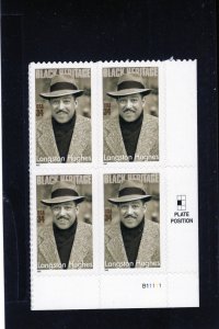 3557 Langston Hughes, MNH LR-PB/4 (#B11111)