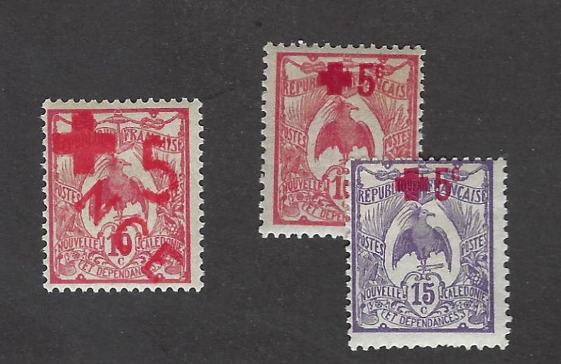 New Caledonia SC B1-B3 Mint Fine...Worthy!