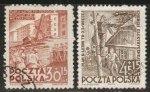 Poland Scott B68-69 used semipostals