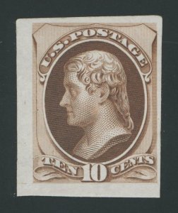 USA 150P3 - 10 cent Jefferson plate proof on India paper - Fine no gum