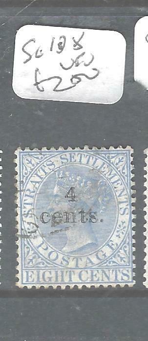 MALAYA STRAITS SETTLEMENTS   (P1605B)  QV 4C/8C  SG 108  VFU