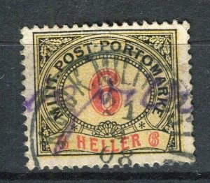 BOSNIA; 1901 early Postage Due issue fine used 6h. value