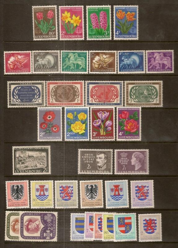 Luxembourg 1920's-50's MNH Collection - bargain giveaway