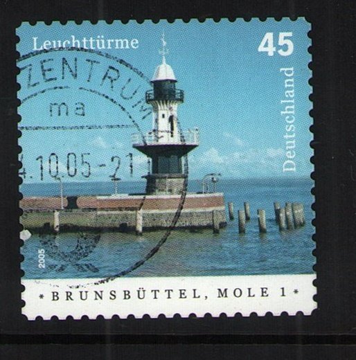 Germany 2345 lighthouse , self-adhesive stamps