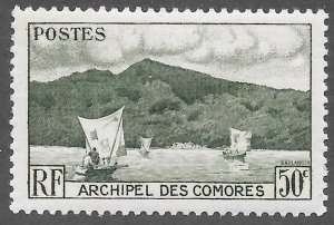 Comoro Islands (1950) - Scott # 31,  MNH