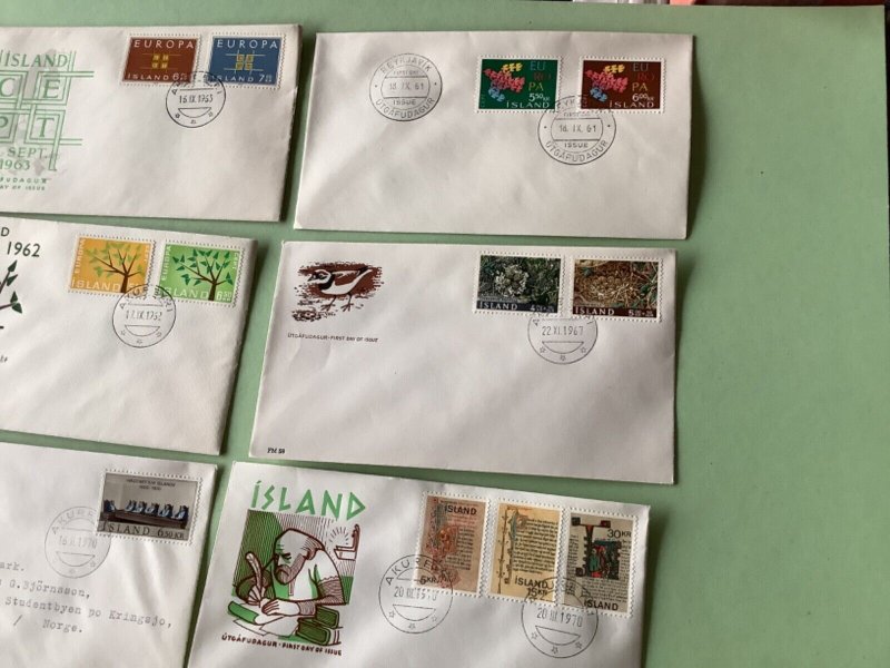 Iceland first day covers 11 items Ref A1927