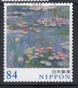 Japan 2020 Sc#4383i Water Lilies, Claude Monet (1846-1926) used