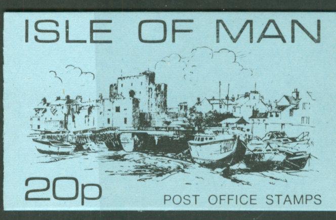 Great Britain-Isle Man # 13,21   20p. Complete Bklt  Mint NH