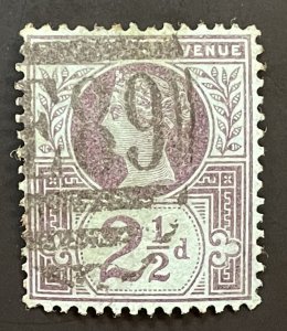 Great Britain #114 Used - Queen Victoria Jubilee Issue 1887-1892