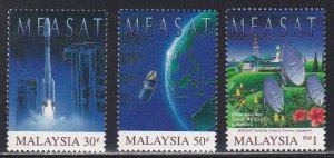 Malaysia # 574-576 & 577, Malaysia East Asia  Satellites, 1/2 Cat.