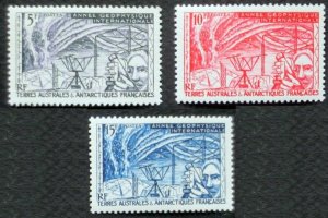 1957 French Antarctic Territory 10-12 Geophysical research 20,00 €