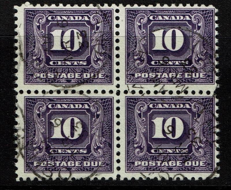 Canada SG# D13 - Block of 4 - Used - Lot 073017