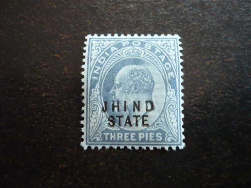 Stamps - Indian Convention State Jhind-Scott#67-Mint Hinged Part Set of 1 Stamp