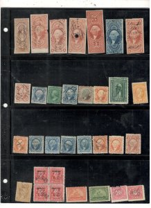 US REVENUE STAMP COLLECTION