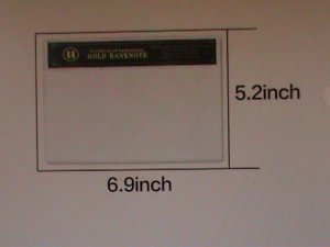 ​UNITED KINDOM-QUEEN ELIZABTH II 24 KARAT GOLD REPLICA $100 -VF WITH CERTIFICATE