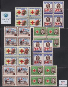 WC1_30407. GUATEMALA. Blocks 1960 YEAR OF THE REFUGEE set. Sc.C235-C242. MNH