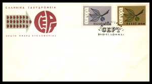 Greece 833-834 Europa U/A FDC