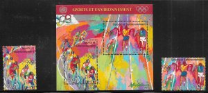 UN-Geneva #281-289   Olympics complete set (MNH) CV$5.50