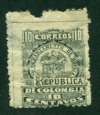 Colombia (Boyaca) 1903 #11 MH SCV (2020) = $0.70