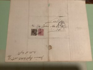 Spain 1879   postal cover  2 items Ref A1804