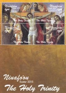 NIUAFO'OU - 2015 - Easter - Perf 4v Sheet - M N H